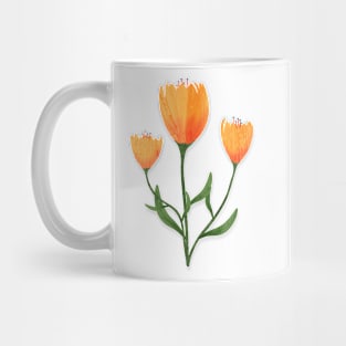 Orange Tulips Mug